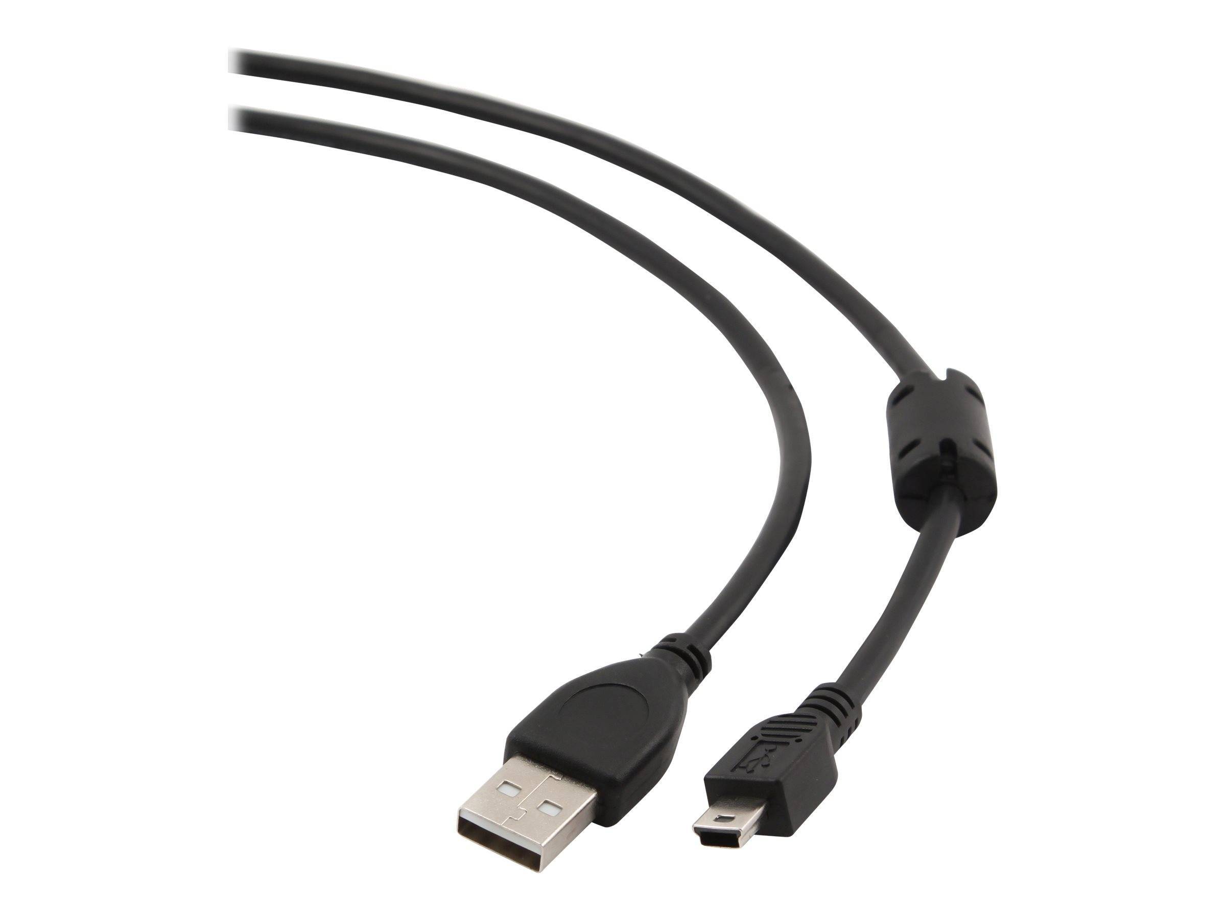 gembird USB-Kabel 2.0 auf Mini-USB-Stecker schwarz 1,8m Multimedia-Technik