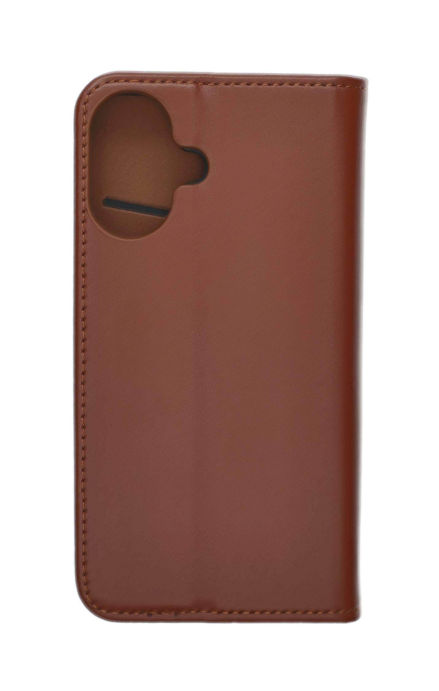 JAMCOVER Echt Leder Bookcase für Apple iPhone 16 - Handytasche mit Kartenfach und Standfunktion