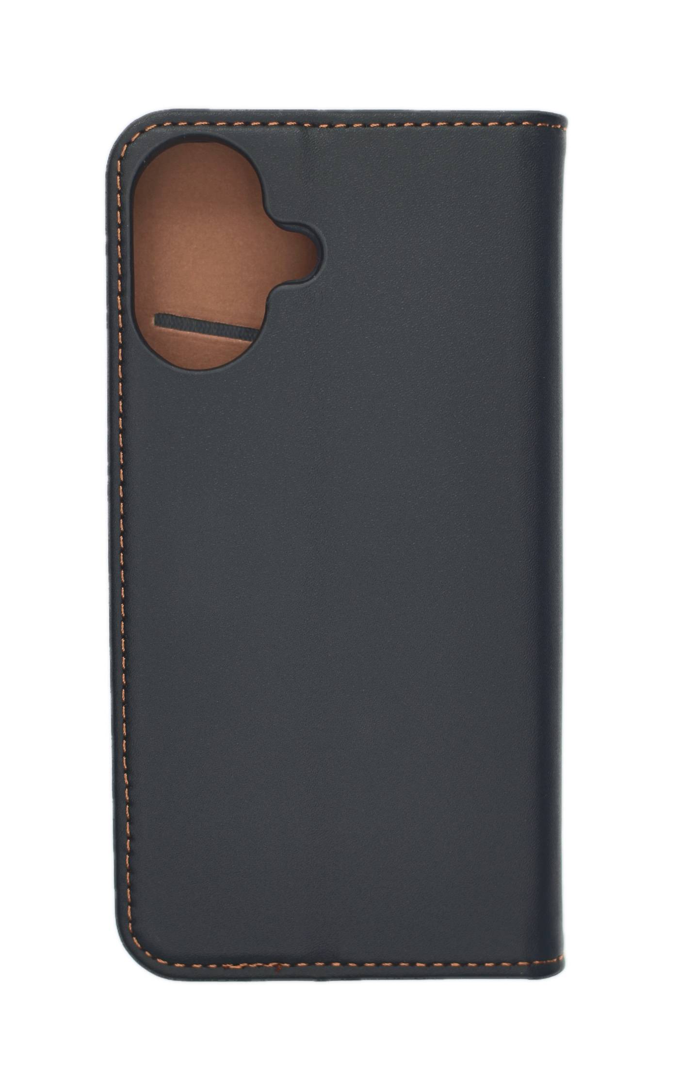 JAMCOVER Echt Leder Bookcase für Apple iPhone 16 - Handytasche mit Kartenfach und Standfunktion