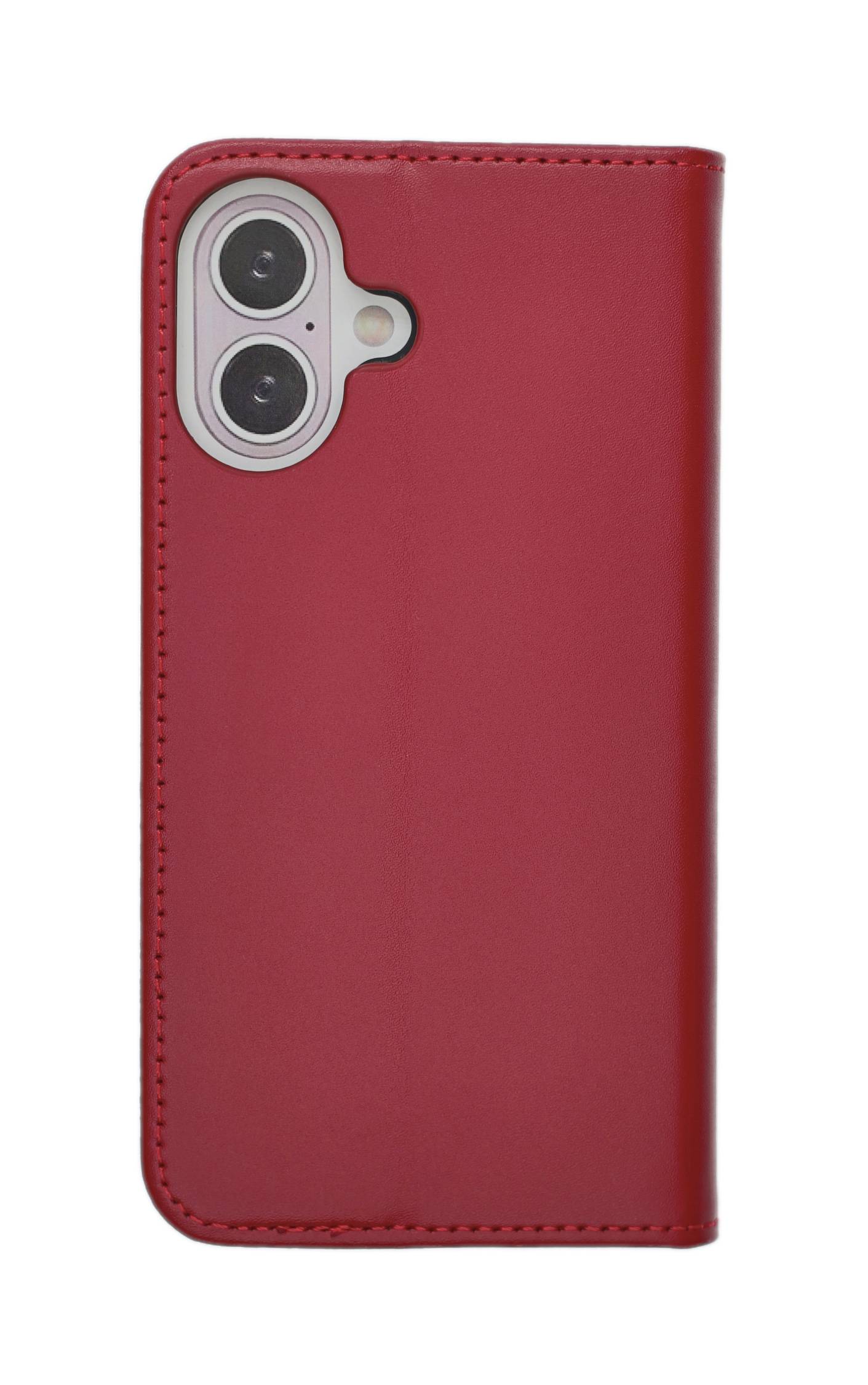 JAMCOVER Echt Leder Bookcase für Apple iPhone 16 Plus - Handytasche mit Kartenfach und Standfunktion