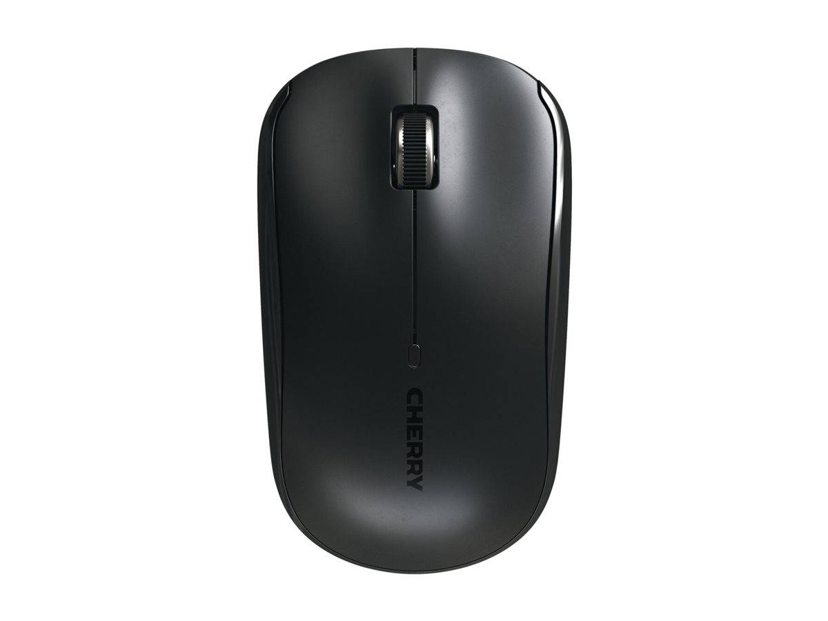 CHERRY MW 2200 - Maus - ergonomisch - rechts- und linkshändig - optisch - 3 Tasten - kabellos - 2.4 GHz - kabelloser Emp