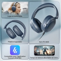 Edifier V80 Hybrid Kopfhörer mit aktiver Geräuschunterdrückung, Echtes drahtloses Over-Ear-Bluetooth Kopfhörer mit 45 Stunden Spielzeit Hi-Res Aud Edifier V80 Hybrid Kopfhörer mit aktiver Geräuschunterdrückung, Echtes drahtloses Over-Ear-Bluetooth Kopfhörer mit 45 Stunden Spielzeit Hi-Res Aud