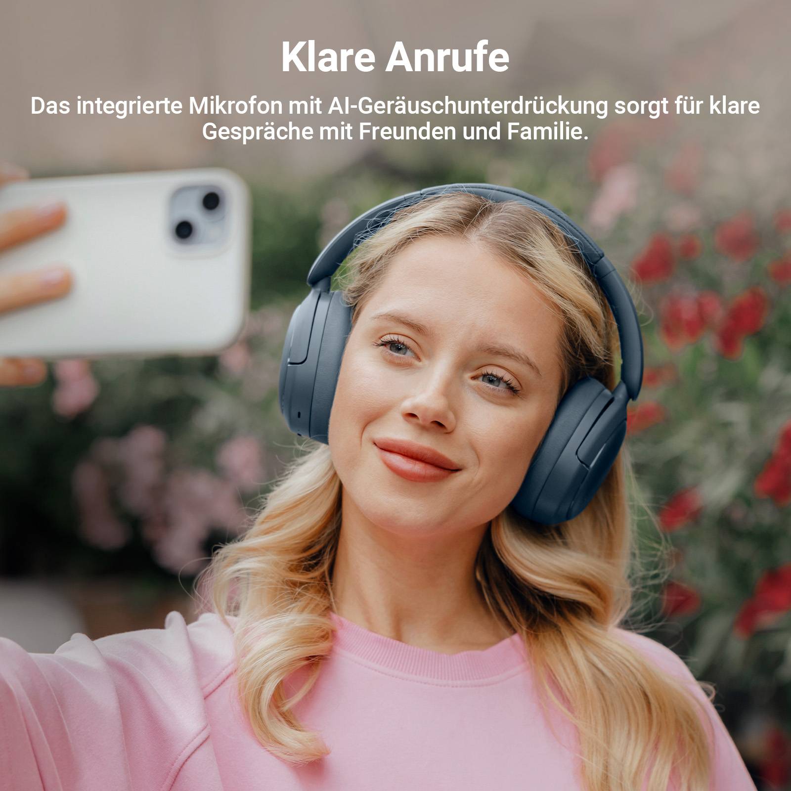 Edifier V80 Hybrid Kopfhörer mit aktiver Geräuschunterdrückung, Echtes drahtloses Over-Ear-Bluetooth Kopfhörer mit 45 Stunden Spielzeit Hi-Res Aud