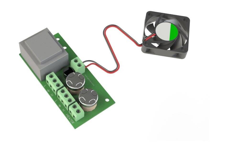 VE821, Einbau hochleistungs Lüftersystem für CRONO CLA821, PoE