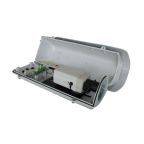 Global Proof CRONO CPK400+TC+ST+RS -230-, Wetterschutzgehäuse aus Aluminium, inklusive Sonnendach, 230VAC Heizung, IP67