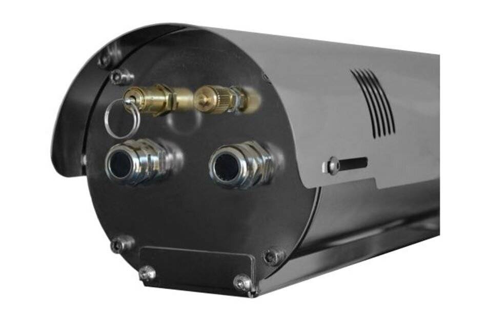 KIT CSX828P/280+TC+ST+RS -230-, Wetterschutzgehäuse aus Edelstahl, inklusive Sonnendach, 230VAC Heizung, IP67, unter Dr