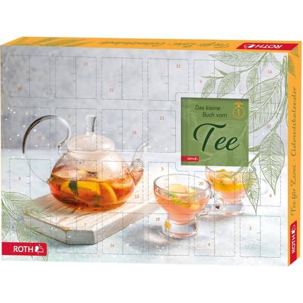 Adventskalender 'Bio-Tee-Adventskalender für Zwei' bestückt