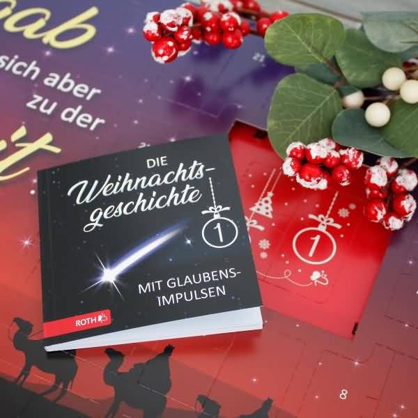 Adventskalender 'Bio-Tee-Adventskalender - Die Weihnachtsgeschichte' bestückt