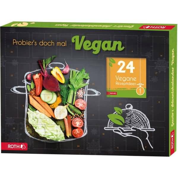 Adventskalender 'Bio-Gewürz-Adventskalender - Vegane Rezepte' bestückt