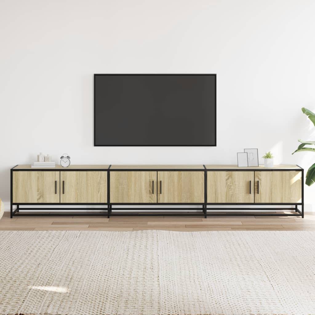 vidaXL TV-Schrank Sonoma-Eiche 240x35x41 cm Holzwerkstoff