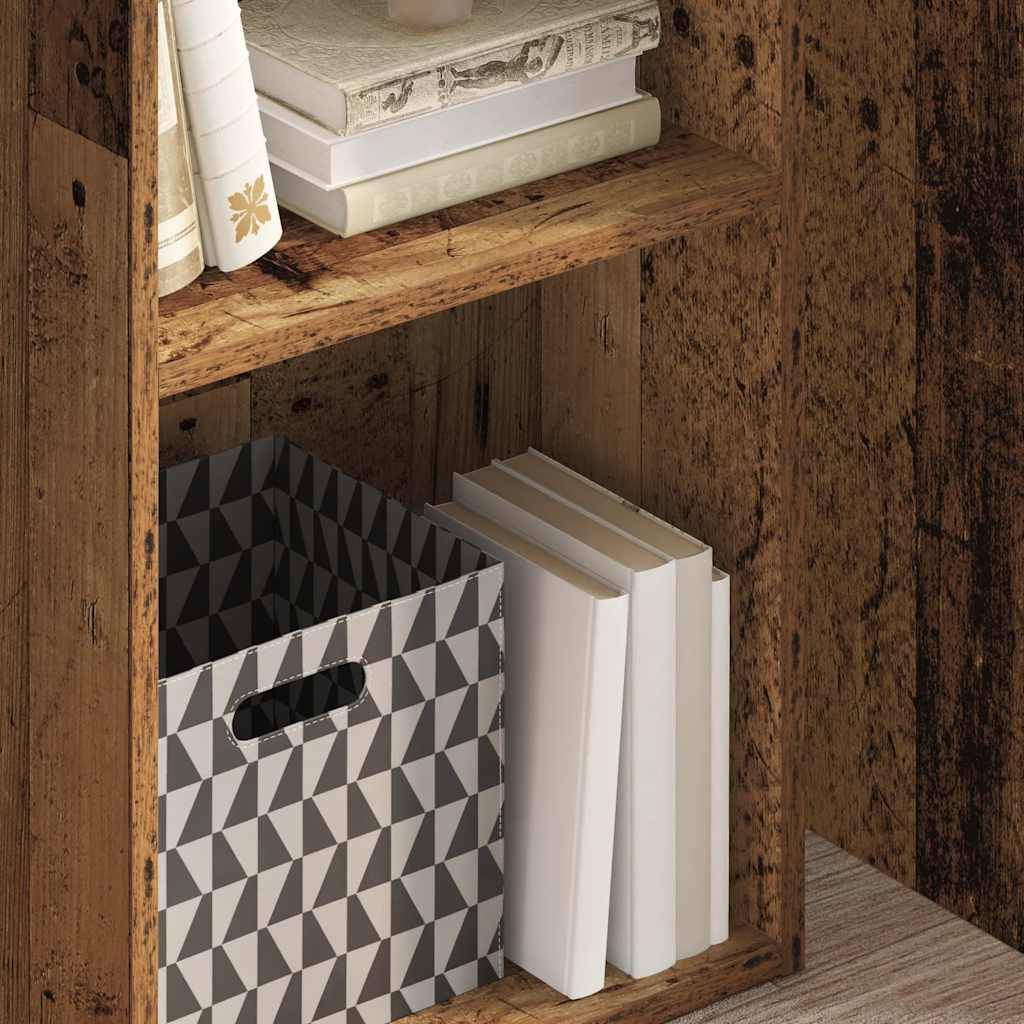 vidaXL Bücherregal Altholz-Optik 40x30x77 cm Holzwerkstoff