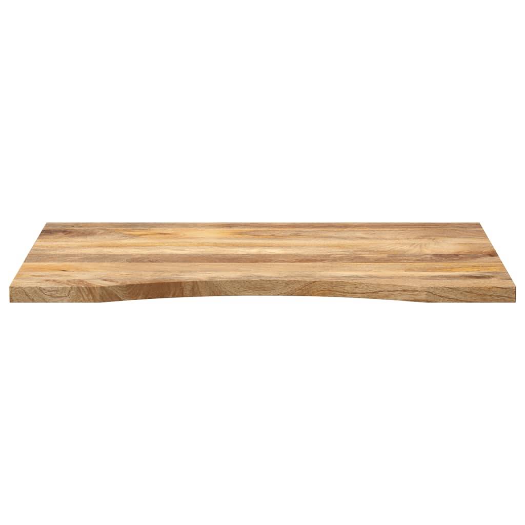vidaXL Schreibtischplatte mit Aussparung 100x50x2,5cm Massivholz Mango