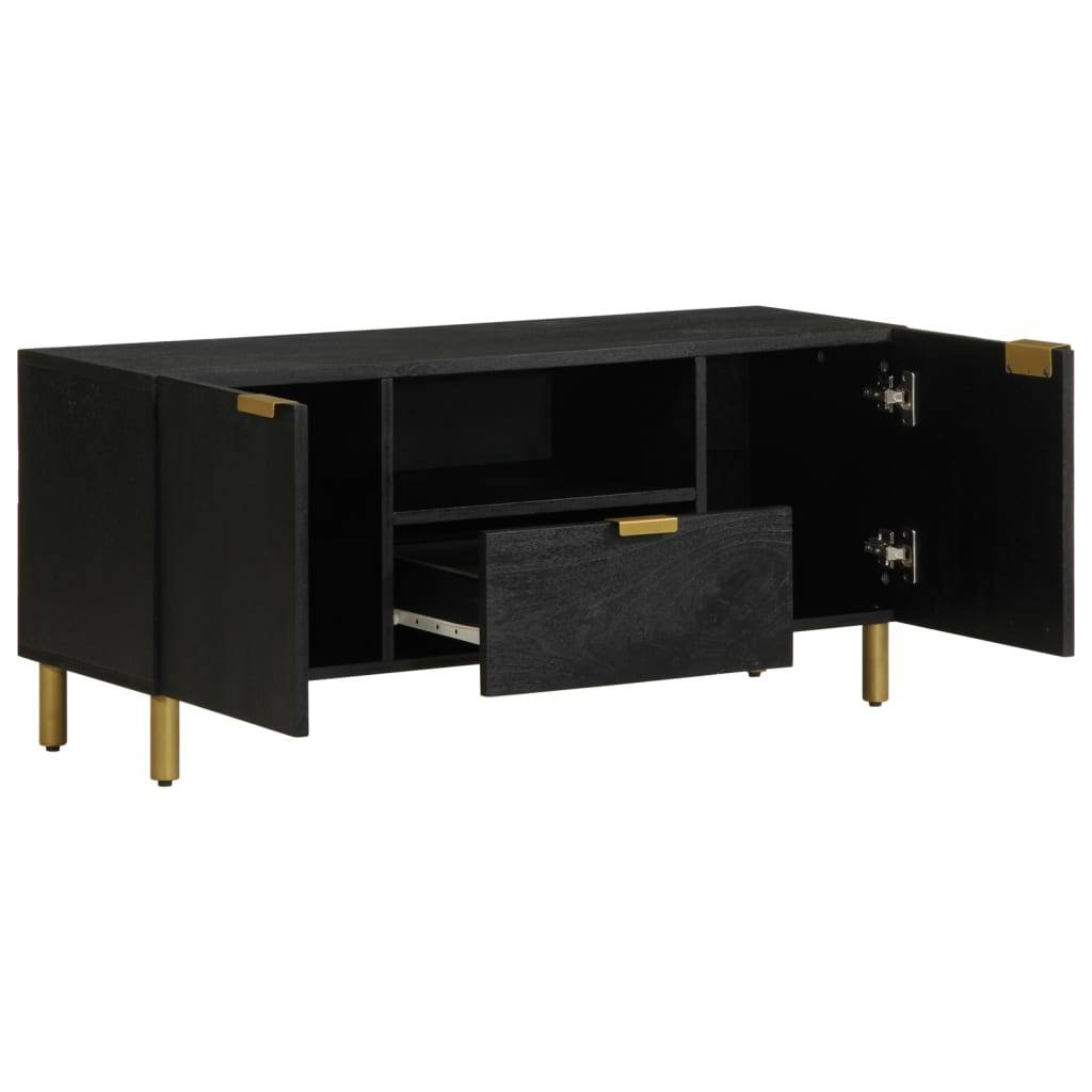 vidaXL TV-Schrank Schwarz 105x33x46 cm Holzwerkstoff