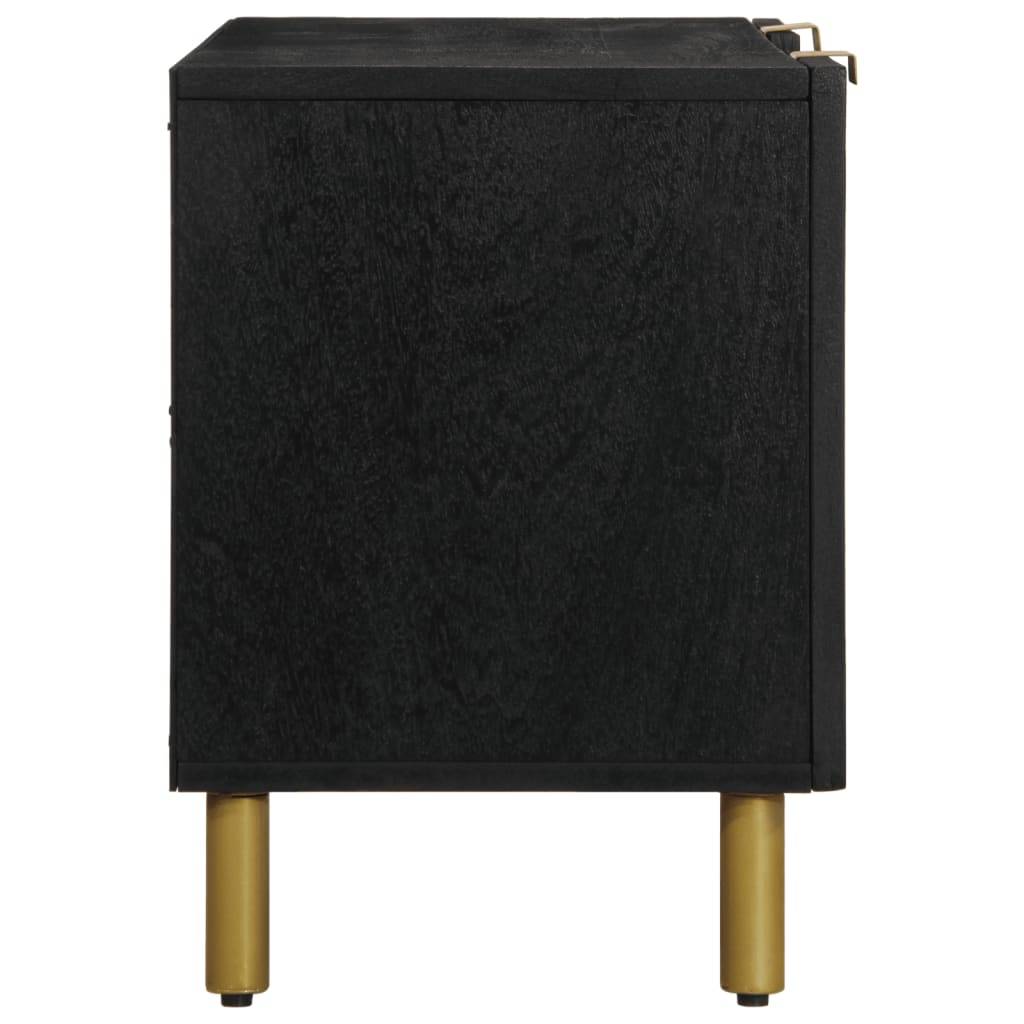 vidaXL TV-Schrank Schwarz 105x33x46 cm Holzwerkstoff