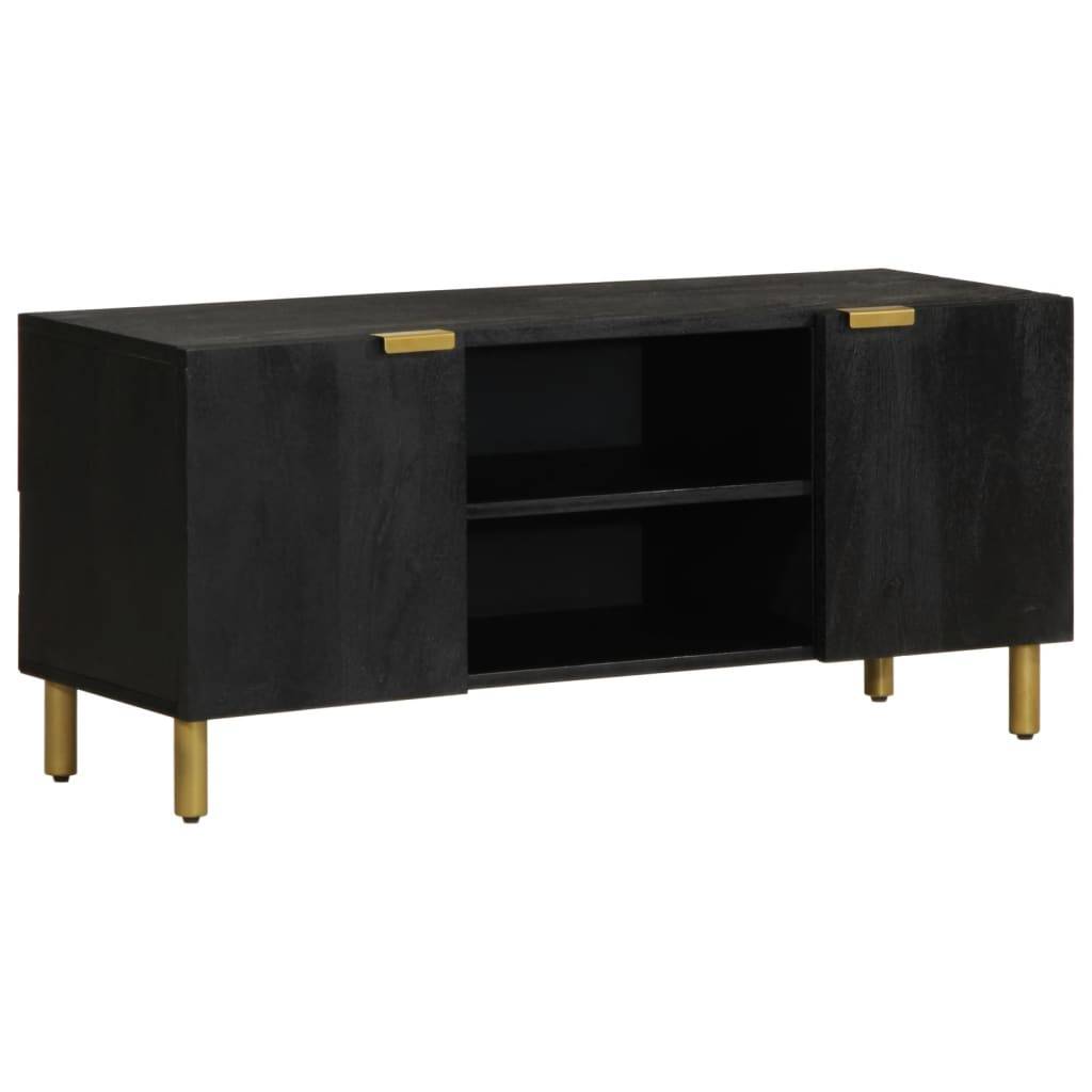 vidaXL TV-Schrank Schwarz 105x33x46 cm Holzwerkstoff