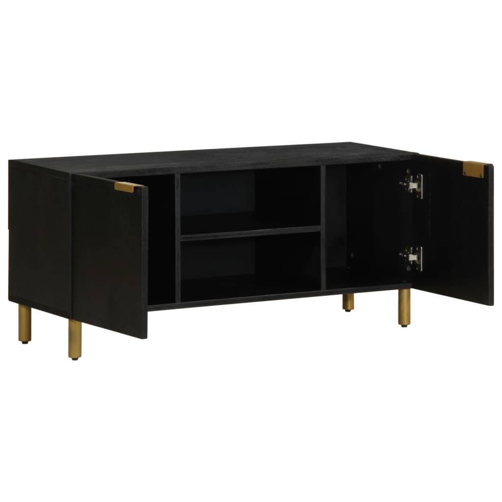 vidaXL TV-Schrank Schwarz 105x33x46 cm Holzwerkstoff