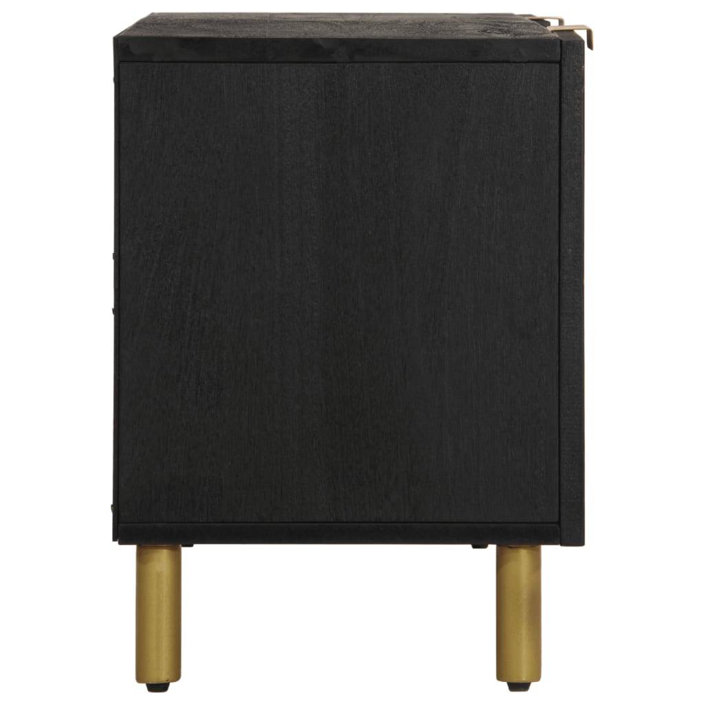 vidaXL TV-Schrank Schwarz 105x33x46 cm Holzwerkstoff