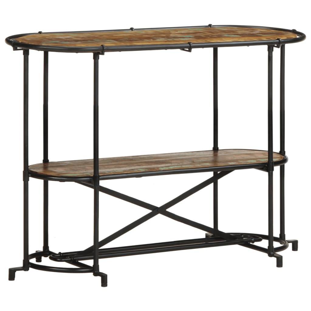 vidaXL Konsolentisch 110x42x76 cm Altholz Massiv