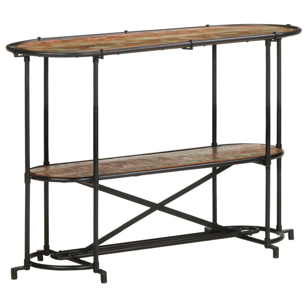 vidaXL Konsolentisch 110x42x76 cm Altholz Massiv