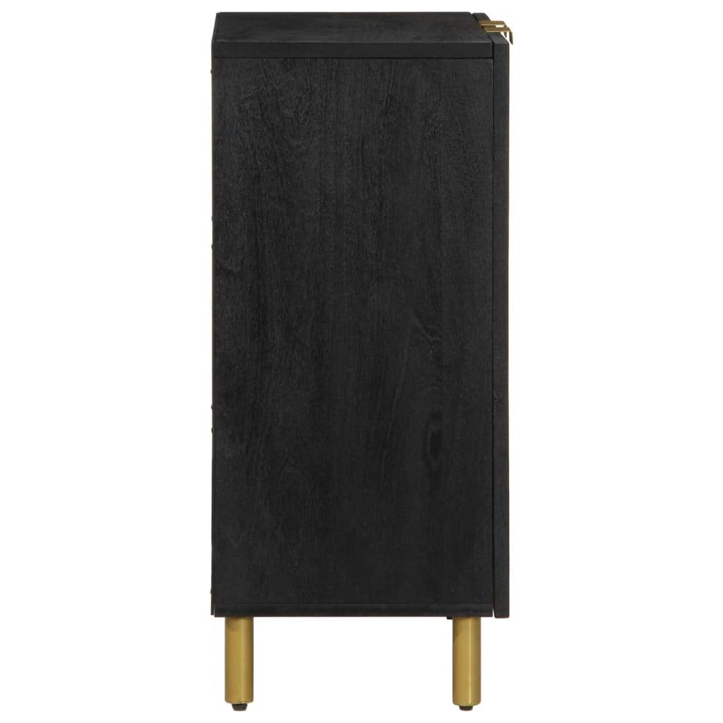 vidaXL Sideboard Schwarz 60x33x75 cm Holzwerkstoff