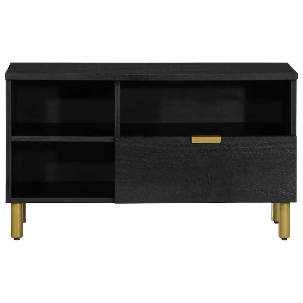 vidaXL TV-Schrank Schwarz 80x33x46 cm Holzwerkstoff