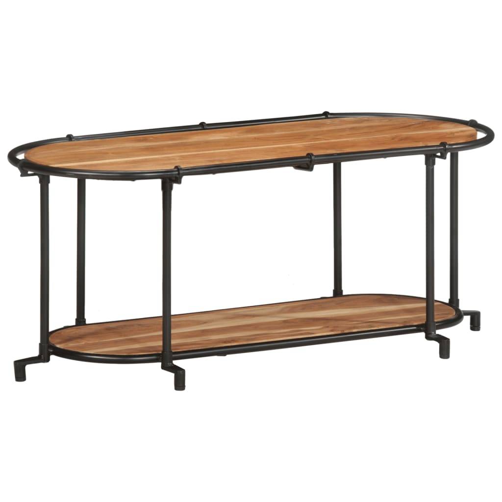 vidaXL TV-Schrank 100x42x40 cm Massivholz Akazie
