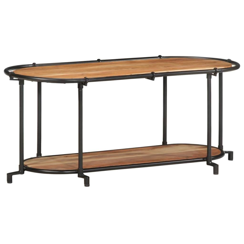 vidaXL TV-Schrank 100x42x40 cm Massivholz Akazie