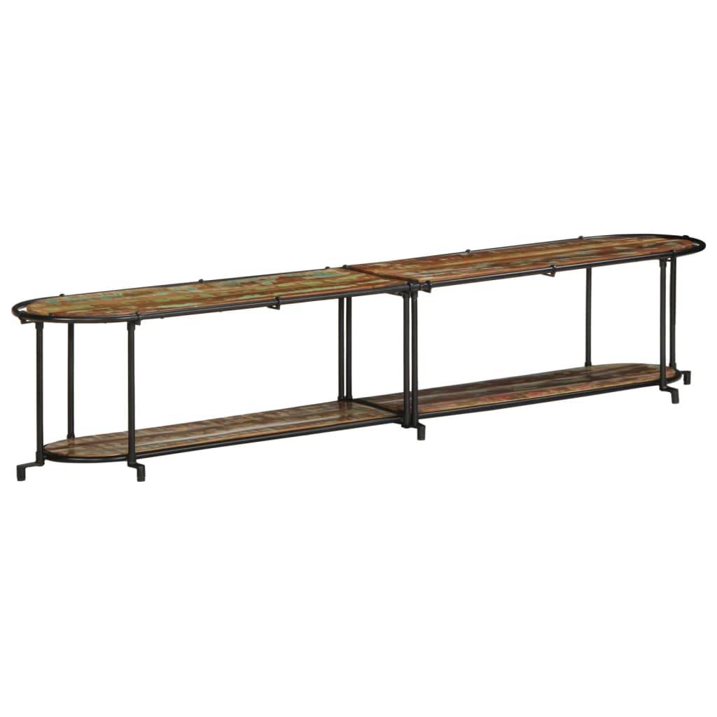vidaXL TV-Regal 200x42x40 cm Altholz Massiv