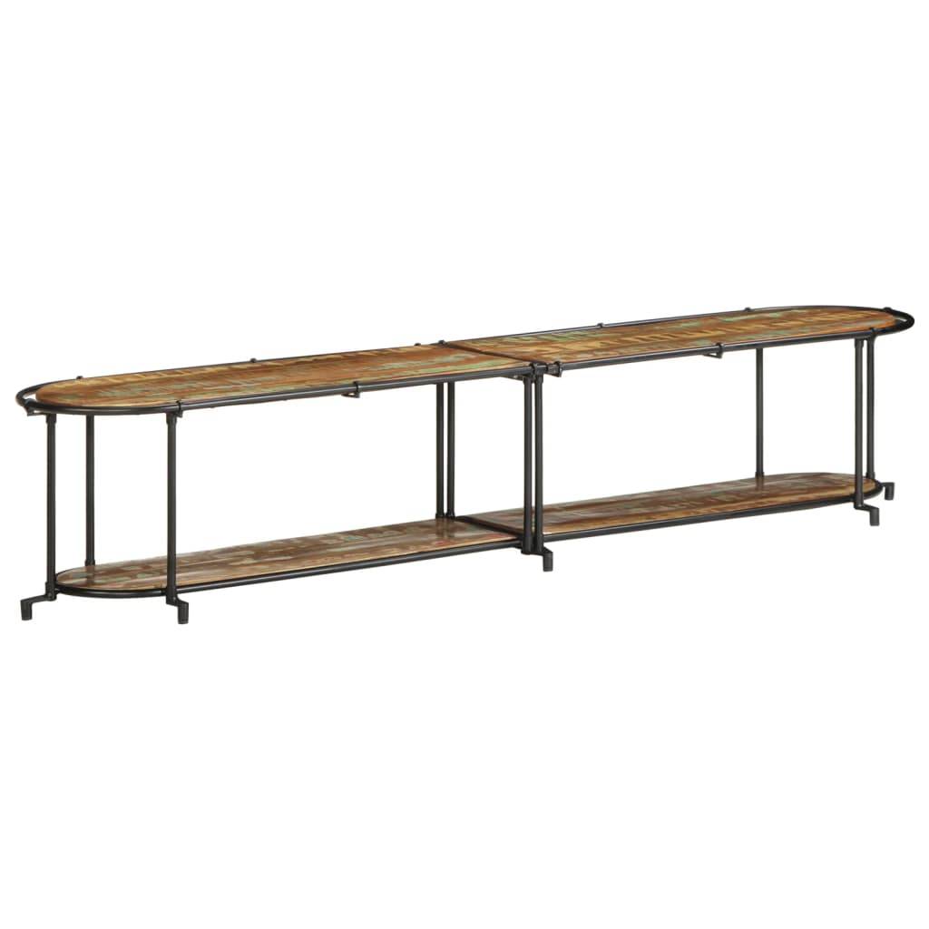 vidaXL TV-Regal 200x42x40 cm Altholz Massiv