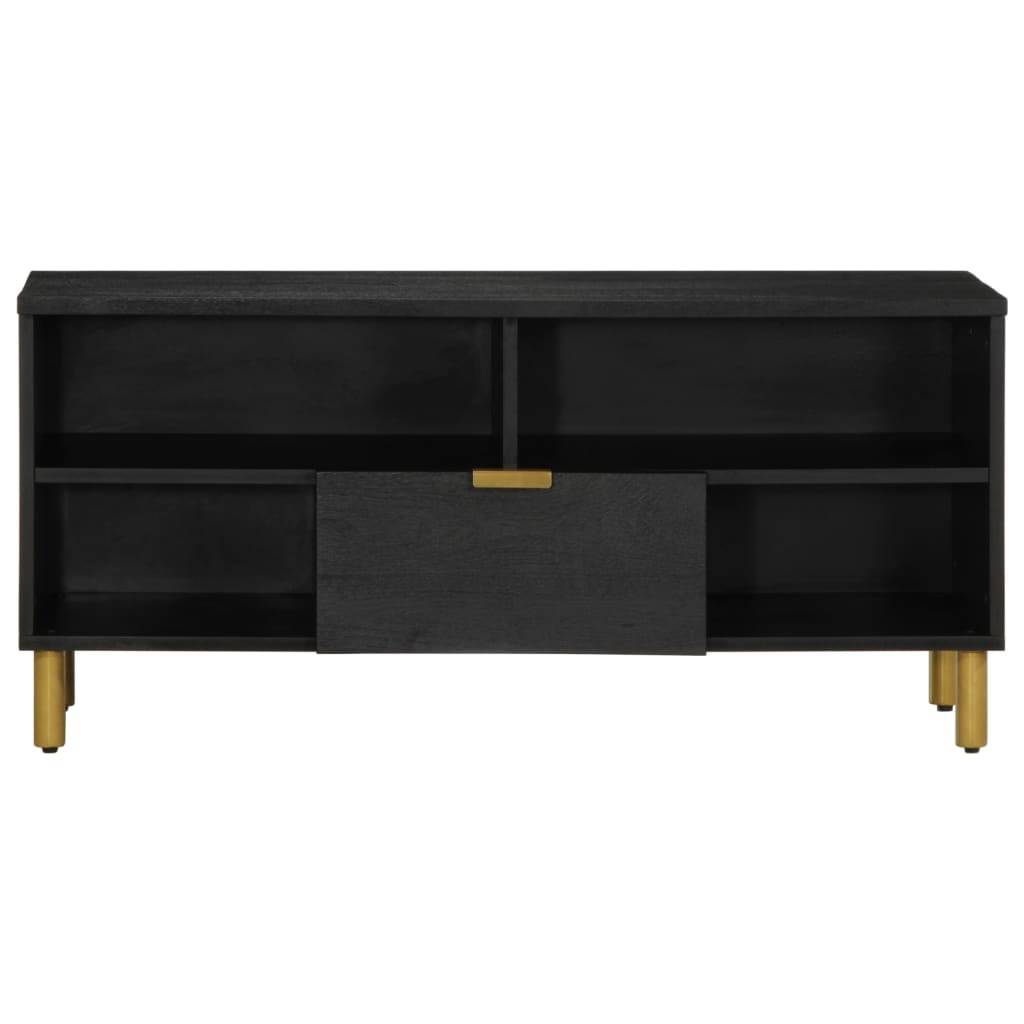 vidaXL TV-Schrank Schwarz 100x33x46 cm Holzwerkstoff