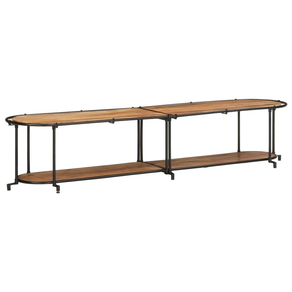 vidaXL TV-Regal 200x42x40 cm Massivholz Akazie