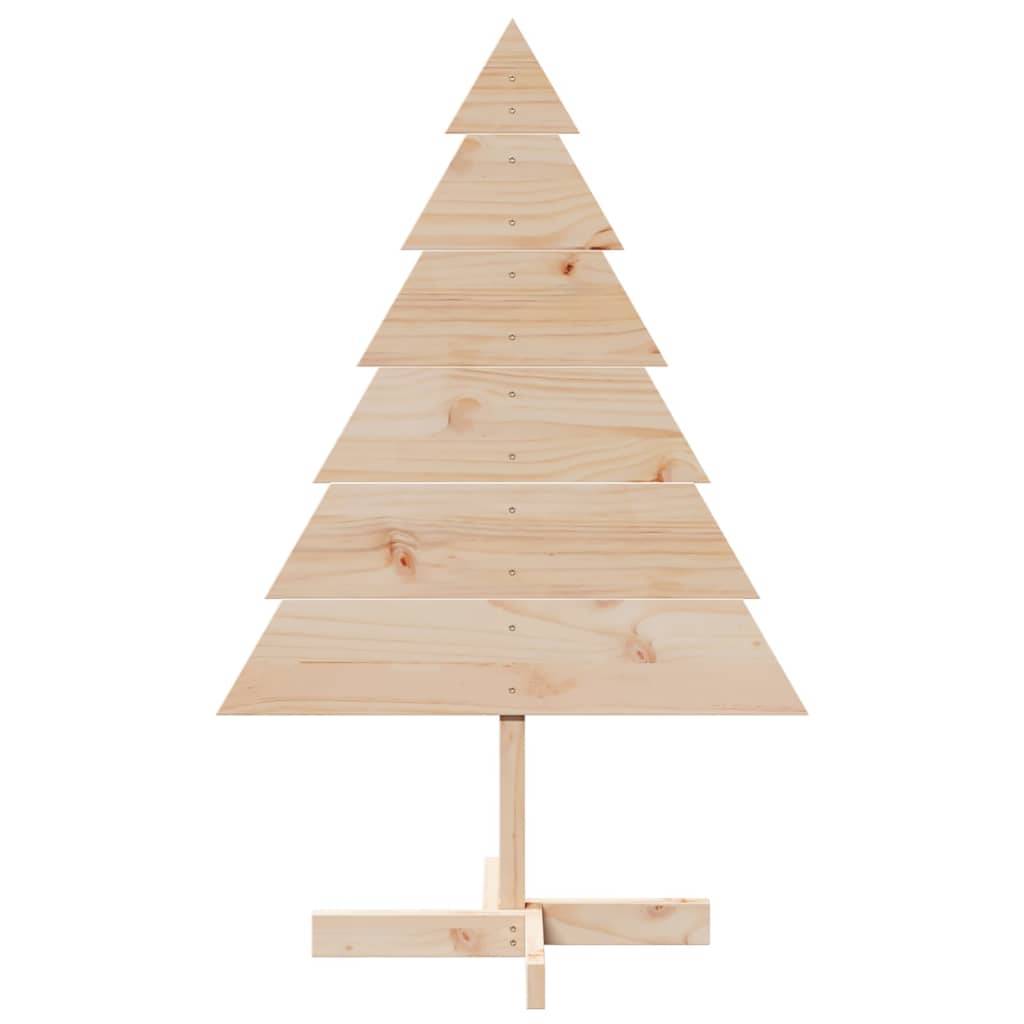 vidaXL Weihnachtsbaum zum Schmücken 110 cm Massivholz