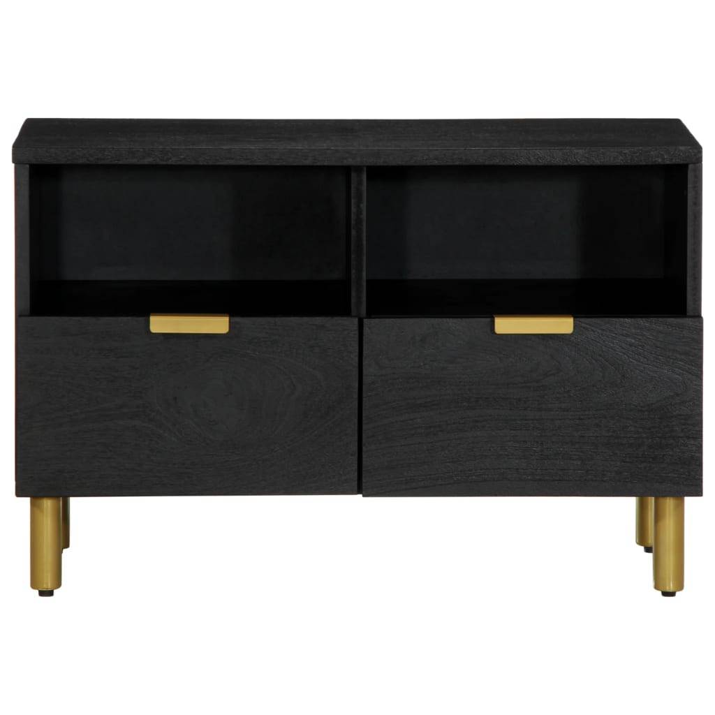 vidaXL TV-Schrank Schwarz 70x33x46 cm Holzwerkstoff