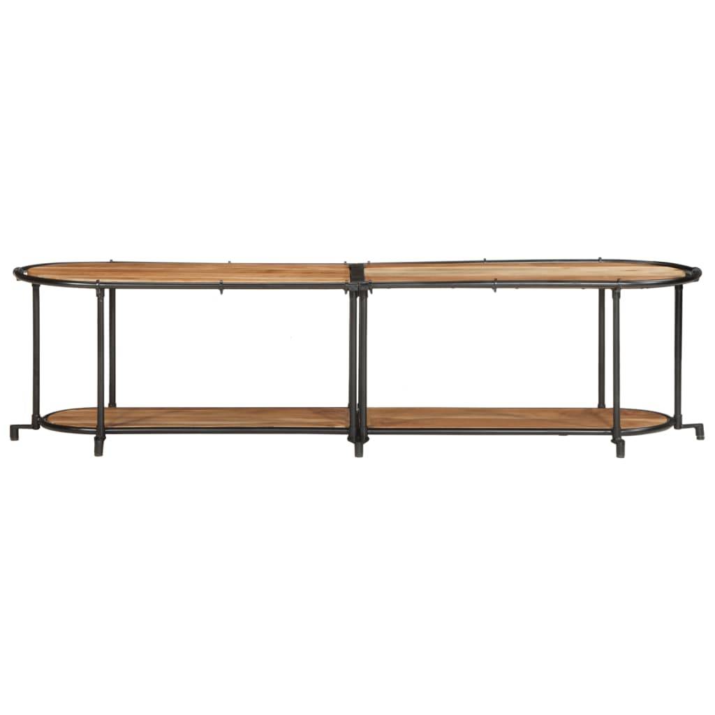 vidaXL TV-Regal 160x42x40 cm Massivholz Akazie