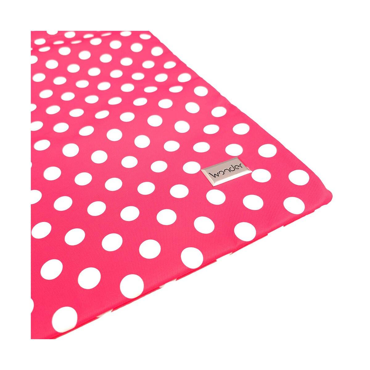 Stylische Gepunktete Tasche mit Reisverschluss - Einkaufstasche Freizeittasche Umhängetasche Unisex Pink