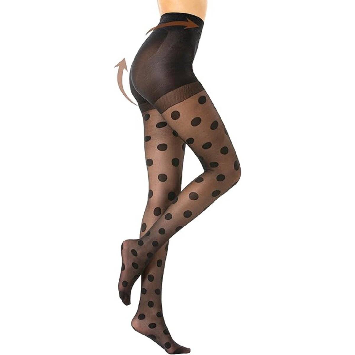 Total Shaper Strumpfhose mit Punkten 40 DEN L/XL