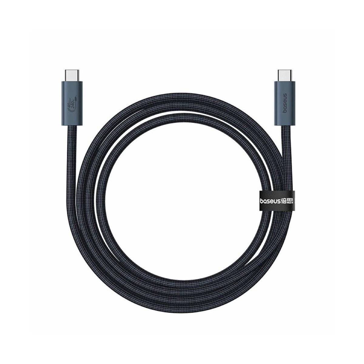 Ladekabel - Datenkabel Baseus USB-C – USB-C-Kabel 240 W PD 8K 60 Hz 1 m – Schwarz