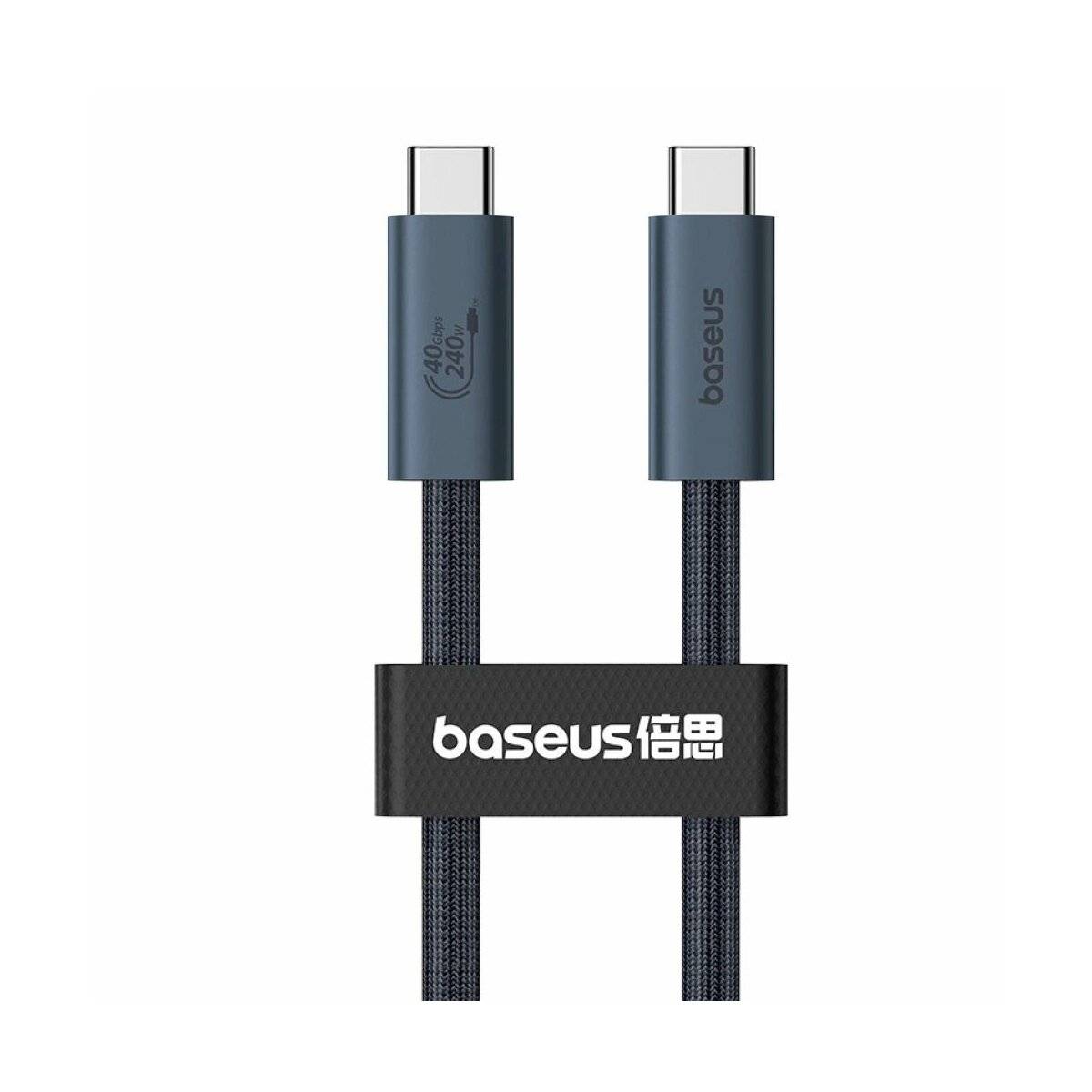 Ladekabel - Datenkabel Baseus USB-C – USB-C-Kabel 240 W PD 8K 60 Hz 1 m – Schwarz