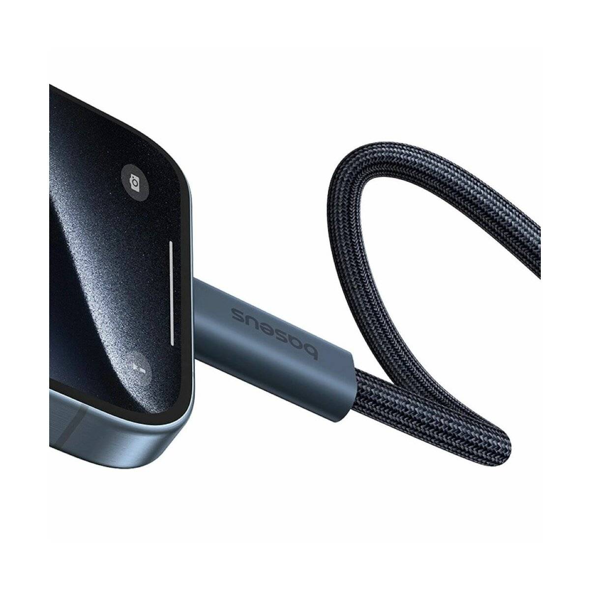 Ladekabel - Datenkabel Baseus USB-C – USB-C-Kabel 240 W PD 8K 60 Hz 1 m – Schwarz