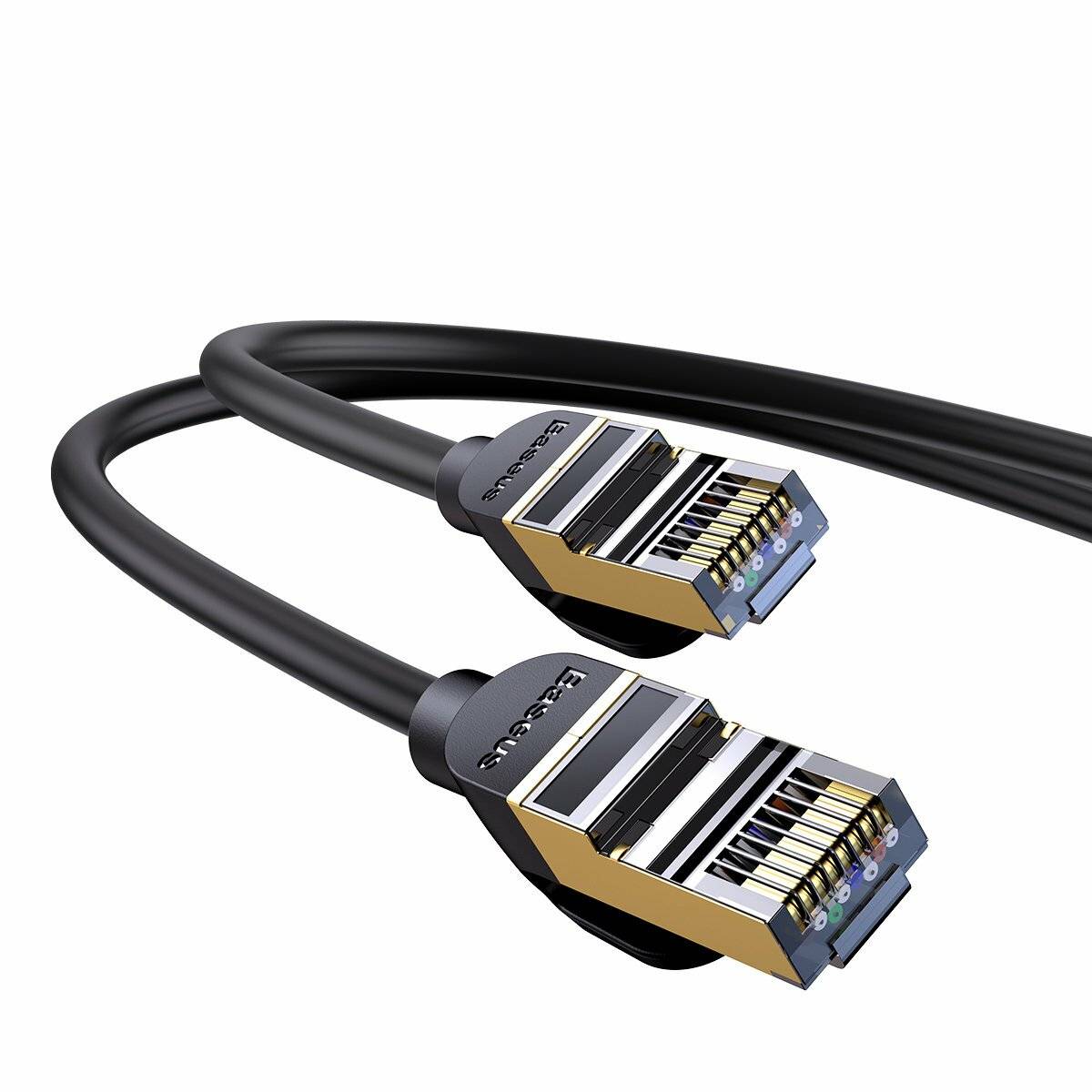 Speed Seven Netzwerkkabel RJ45 10Gbps 2m schwarz