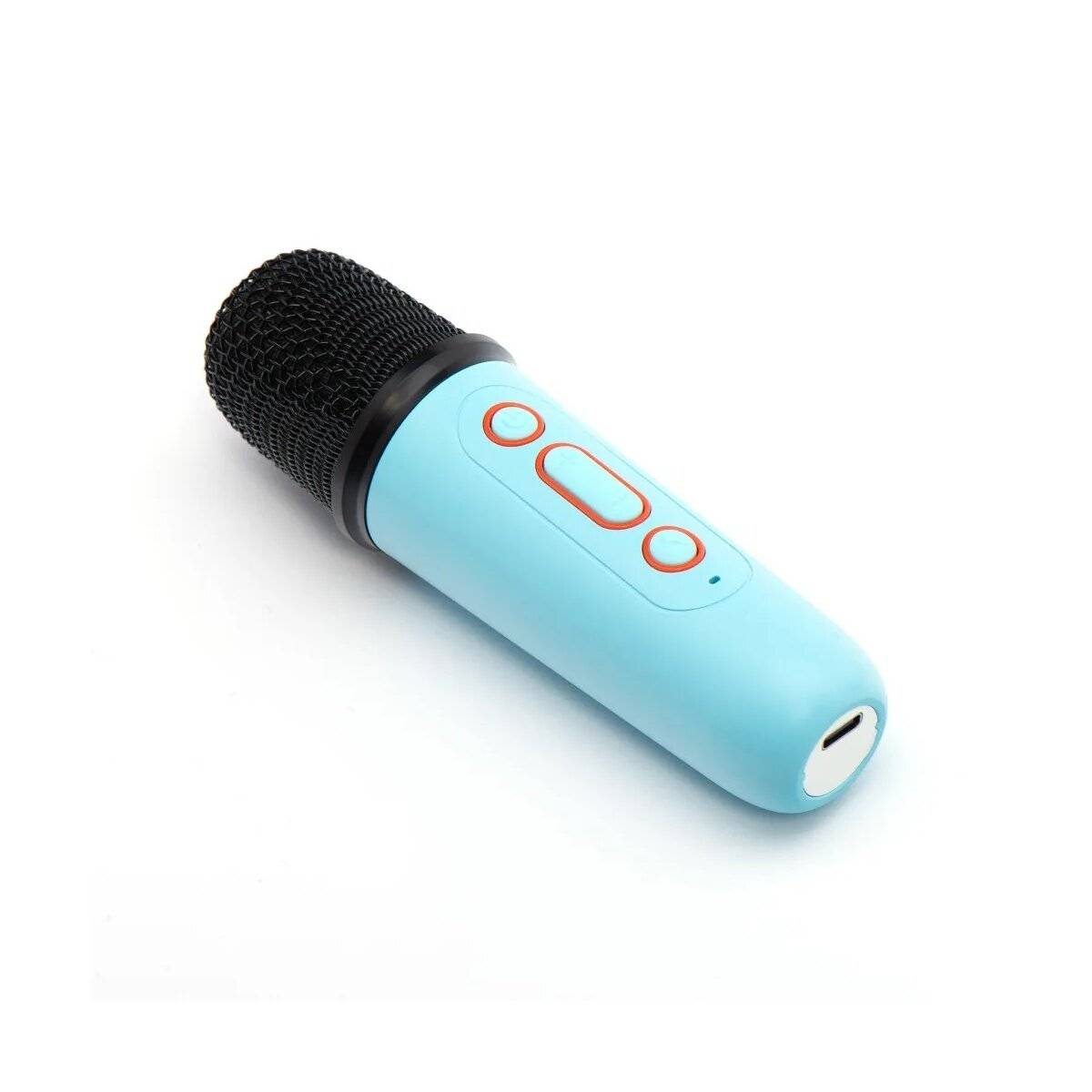 Y1 Bluetooth Lautsprecher LED Karaoke Anlage mit Mikrofon 6W Blau