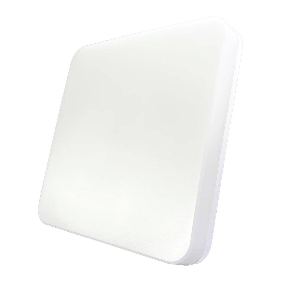 LED Deckenleuchte 28W | IP40 | CCT Wandleuchte einstellbare Farben 3000-6500 K | Eckig, 25 x 25 cm | 3000lm, Weiß