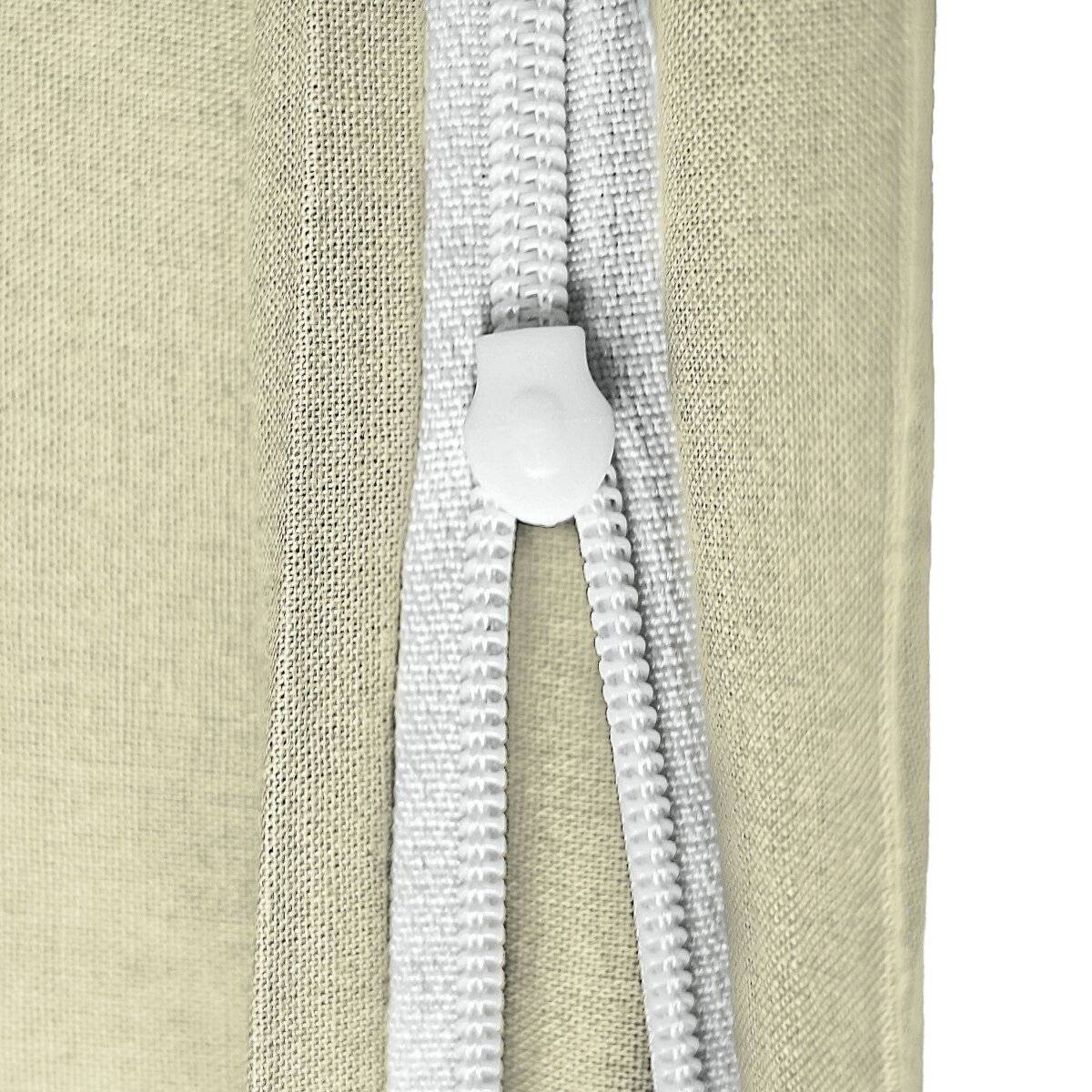 Einfarbige Bettwäschen-Sets für Einzel- und Doppelbetten, 100% Baumwolle Beige 135x200 cm