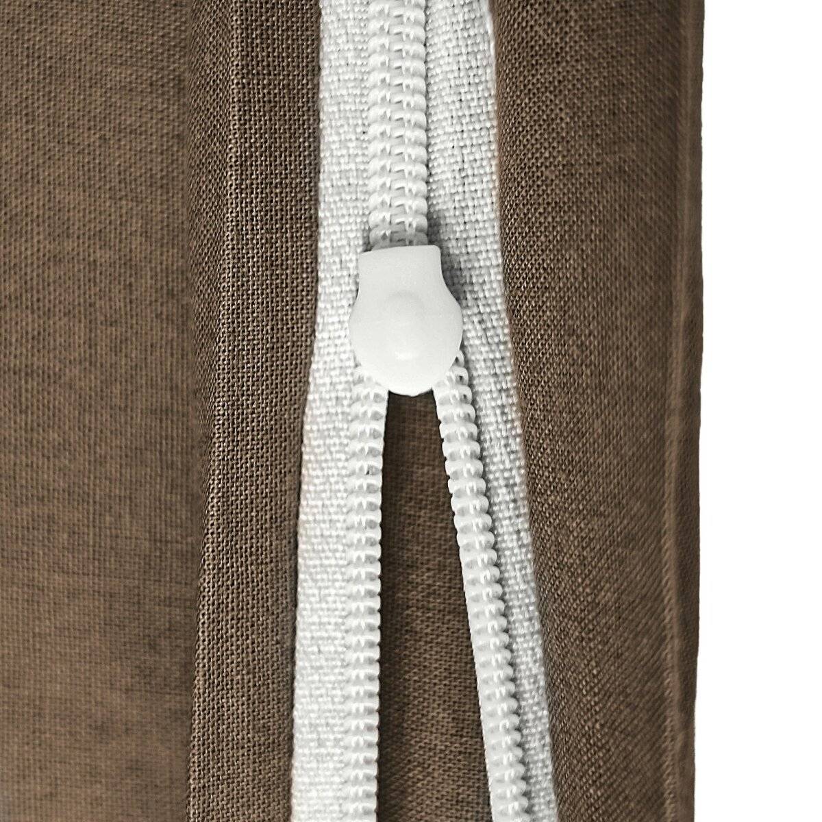 Einfarbige Bettwäschen-Sets für Einzel- und Doppelbetten, 100% Baumwolle Braun 200x220 cm