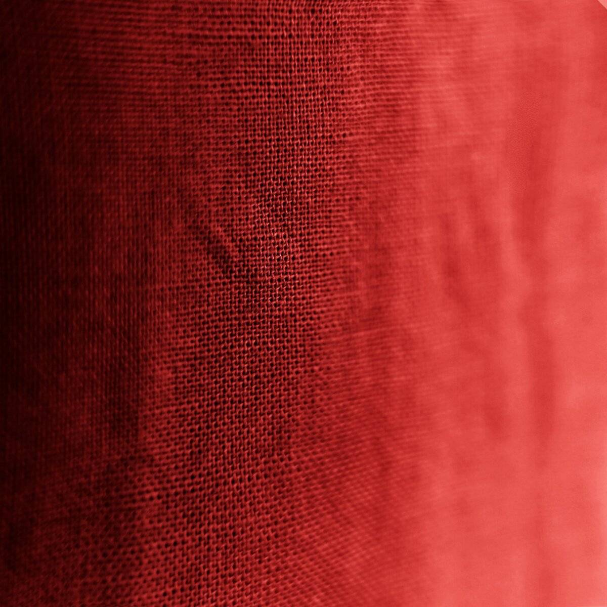 Einfarbige Bettwäschen-Sets für Einzel- und Doppelbetten, 100% Baumwolle Rot 155x220 cm