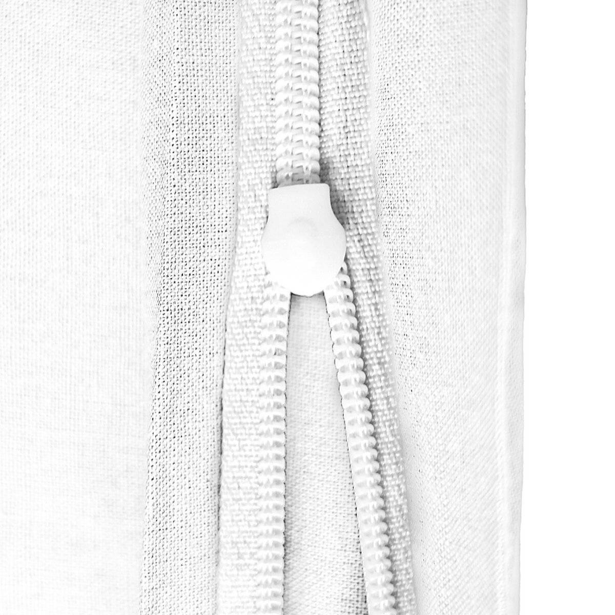 Einfarbige Bettwäschen-Sets für Einzel- und Doppelbetten, 100% Baumwolle Weiß 135x200 cm