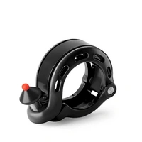 Q-förmige Fahrradklingel kompaktes Design am Lenker aus Aluminium, Kunststoff Schwarz Q-förmige Fahrradklingel kompaktes Design am Lenker aus Aluminium, Kunststoff Schwarz