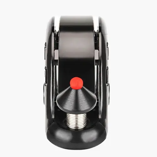 Q-förmige Fahrradklingel kompaktes Design am Lenker aus Aluminium, Kunststoff Schwarz Q-förmige Fahrradklingel kompaktes Design am Lenker aus Aluminium, Kunststoff Schwarz