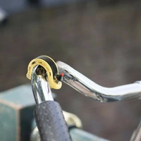 Q-förmige Fahrradklingel kompaktes Design am Lenker aus Aluminium, Kunststoff Gelb Q-förmige Fahrradklingel kompaktes Design am Lenker aus Aluminium, Kunststoff Gelb