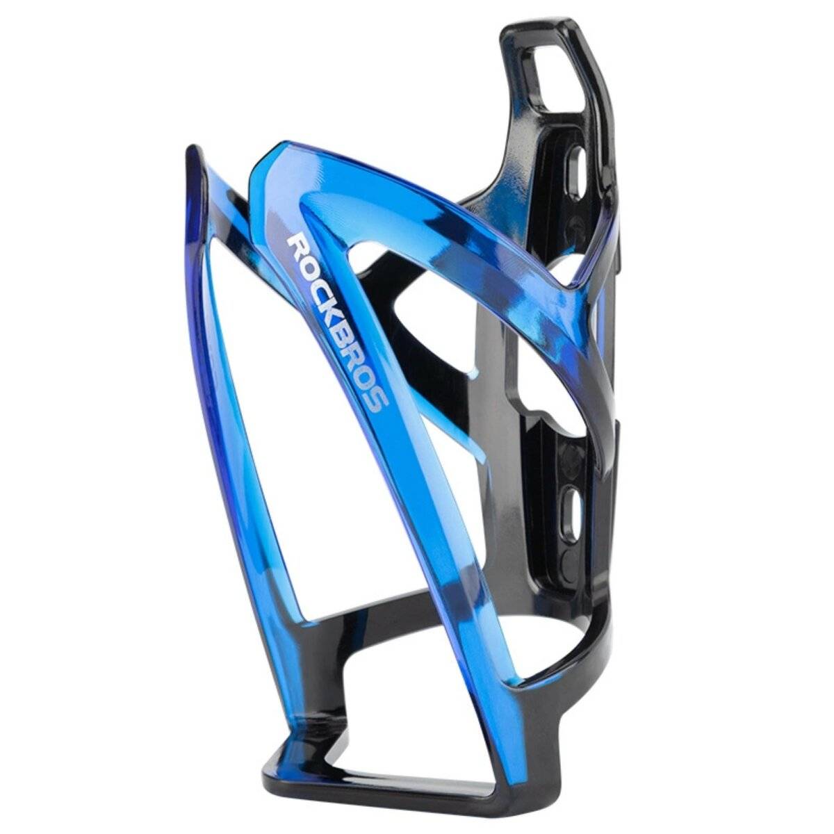 Fahrradhalter für Wasserflasche aus hochwertigem PC-Material Wasserflaschenhalter Schwarz-Blau